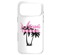 Custodia per iPhone 17 Pro Max MIAMI BEACH FLORIDA Palma Retro Tropicale
