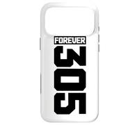 Custodia per iPhone 17 Pro Max Miami Florida 305 Codice Area Forever Vintage FL