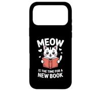 Custodia per iPhone 17 Pro Max Miao è il momento di un nuovo gatto libro