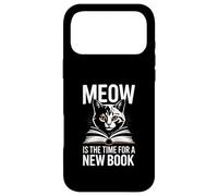 Custodia per iPhone 17 Pro Max Miao è il momento di un nuovo gatto libro