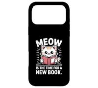 Custodia per iPhone 17 Pro Max Miao è il momento di un nuovo gatto libro