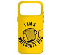 Custodia per iPhone 17 Pro Max Microfono divertente Watergate Era Bugged Retro Politico Umorismo