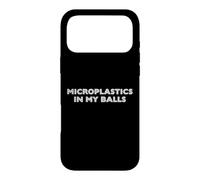 Custodia per iPhone 17 Pro Max Microplastiche nelle mie palle Come sciogliere la microplastica tossica