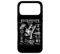 Custodia per iPhone 17 Pro Max Microscopio Biologist Scienza Vintage Brevetto Disegno Stampa