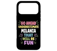 Custodia per iPhone 17 Pro Max MILANIA Personalized Women's Gift Custom MILANIA