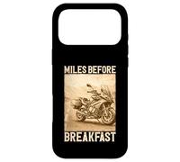 Custodia per iPhone 17 Pro Max Miles Before Breakfast Moto Adventure Design