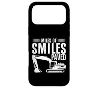 Custodia per iPhone 17 Pro Max Miles of Smiles Costruttore di strade lastricate