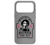 Custodia per iPhone 17 Pro Max Minding My Business 92% Mese della storia delle donne nere