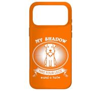 Custodia per iPhone 17 Pro Max Miniature Schnauzer My Dog is My Shadow Funny Pet Dog Lover