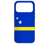 Custodia per iPhone 17 Pro Max Minimal Curacao Flag Inspired Stars and Stripe Art