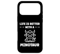 Custodia per iPhone 17 Pro Max Minimalist Monster Minotaur Greek mythology i'm a Minotaur