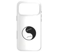 Custodia per iPhone 17 Pro Max Minimalist Yin Yang Cats Art Design
