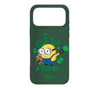 Custodia per iPhone 17 Pro Max Minions Bob and Tim I Got You a Thing St Patty’s Day