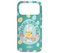 Custodia per iPhone 17 Pro Max Minions Easter Spring Into Fun