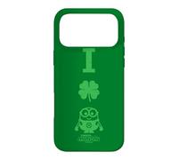 Custodia per iPhone 17 Pro Max Minions Four-Leaf Clover St Patty’s Day