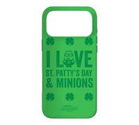 Custodia per iPhone 17 Pro Max Minions I Love St Patty’s Day