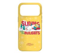 Custodia per iPhone 17 Pro Max Minions Sliding Into The Holidays Winter