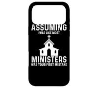 Custodia per iPhone 17 Pro Max Minister Apparel - Divertente design dei migliori ministri