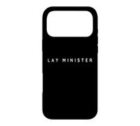 Custodia per iPhone 17 Pro Max Ministro laico, protestanti, protestanti, caratteri moderni