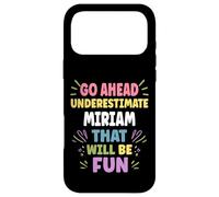 Custodia per iPhone 17 Pro Max MIRIAM Personalized Women's Gift Custom MIRIAM