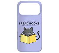 Custodia per iPhone 17 Pro Max Mistero accogliente Questo è quello che faccio Leggo libri e so cose