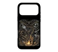 Custodia per iPhone 17 Pro Max Mistero Foresta Creature Bigfoot Mothman Leggende