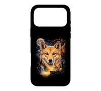 Custodia per iPhone 17 Pro Max Mistico Dingo Luna Piena Arte Selvaggia
