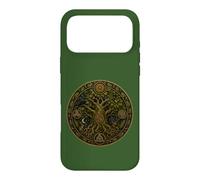 Custodia per iPhone 17 Pro Max Mitologia del bosco della foresta celtica dei druidi della quercia sacra
