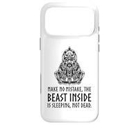 Custodia per iPhone 17 Pro Max Mitologia vichinga motivazionale - La bestia dentro - Dio Odino