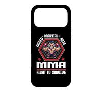 Custodia per iPhone 17 Pro Max Mixed Martial Arts MMA Fight To Survive Cage Fighting