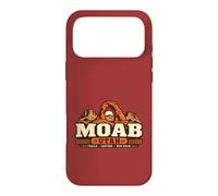 Custodia per iPhone 17 Pro Max Moab Utah Trails Canyons Red Rock Adventure Design retrò