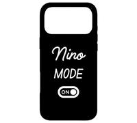 Custodia per iPhone 17 Pro Max Modalità Nino Activa Nome Divertente