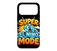 Custodia per iPhone 17 Pro Max Modalità Super El Niño Meteo divertente Terra Scienza del