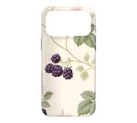 Custodia per iPhone 17 Pro Max Modello Cottagecore del fiore rosa del rovo della mora