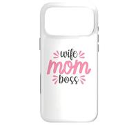 Custodia per iPhone 17 Pro Max Moglie Mom Boss - Simpatico regalo per la festa della mamma - Moms the Boss