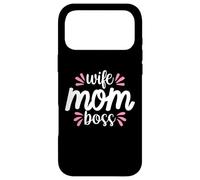 Custodia per iPhone 17 Pro Max Moglie Mom Boss - Simpatico regalo per la festa della mamma - Moms the Boss