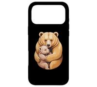 Custodia per iPhone 17 Pro Max Mom Bear Cub Funny Pregnant Loading Baby Mother