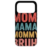 Custodia per iPhone 17 Pro Max Mom Mama Mommy Bruh Retro Tipografia Umorismo Mamma