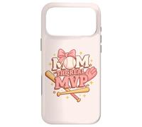 Custodia per iPhone 17 Pro Max Mom, The Real Most Valuable Person Funny Baseball Design