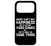 Custodia per iPhone 17 Pro Max Money Can't Buy Happiness But It Can Buy Video Games Joke