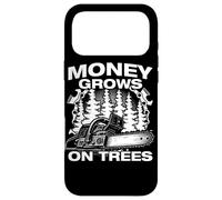 Custodia per iPhone 17 Pro Max Money grows on trees taglialegname motosega per legno