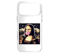 Custodia per iPhone 17 Pro Max Monna Lisa bubblegum divertente
