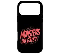 Custodia per iPhone 17 Pro Max Monsters Do Exist Horror Creepy Spooky Fan -