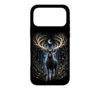 Custodia per iPhone 17 Pro Max Moonlit Mystic Deer Fantasy Foresta Grafica