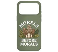 Custodia per iPhone 17 Pro Max Morel Hunter Humor Morels prima della morale