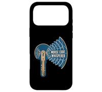 Custodia per iPhone 17 Pro Max Morse Code Whisperer Ham Radio Operator CW