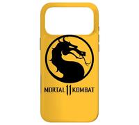 Custodia per iPhone 17 Pro Max Mortal Kombat 11 Dragon Black Logo