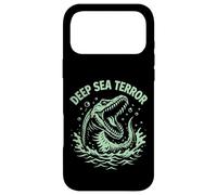 Custodia per iPhone 17 Pro Max Mostro marino preistorico di Mosasaurus del terrore del mare profondo