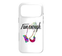 Custodia per iPhone 17 Pro Max MOTIVATIONAL " I AM ENOUGH " Colorful Praying Hands