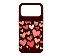 Custodia per iPhone 17 Pro Max Motivo a cuori - tema d'amore - per lui e per lei